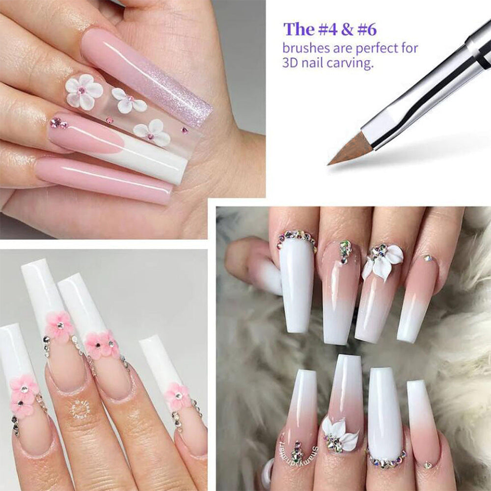 Präzisions-Nagelkunst-Detailpinsel-Set Brehn