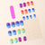 Gradient Glitter Nagelkunstset Brehn