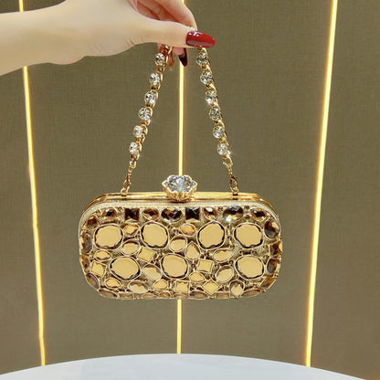 Dekorative Kristallakzentuierte Abend-Clutch