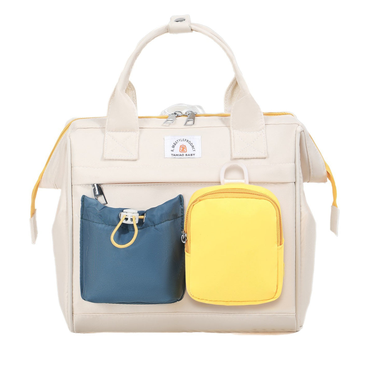 Stylische Mehrfach-Fächer Wickeltasche Brehn