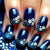 Kunstnagelset mit elegantem Blumendesign und Glitzerakzenten Brehn
