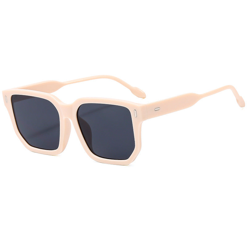 Damen Quadratische Sonnenbrille mit modernem, rahmenlosem Design Brehn