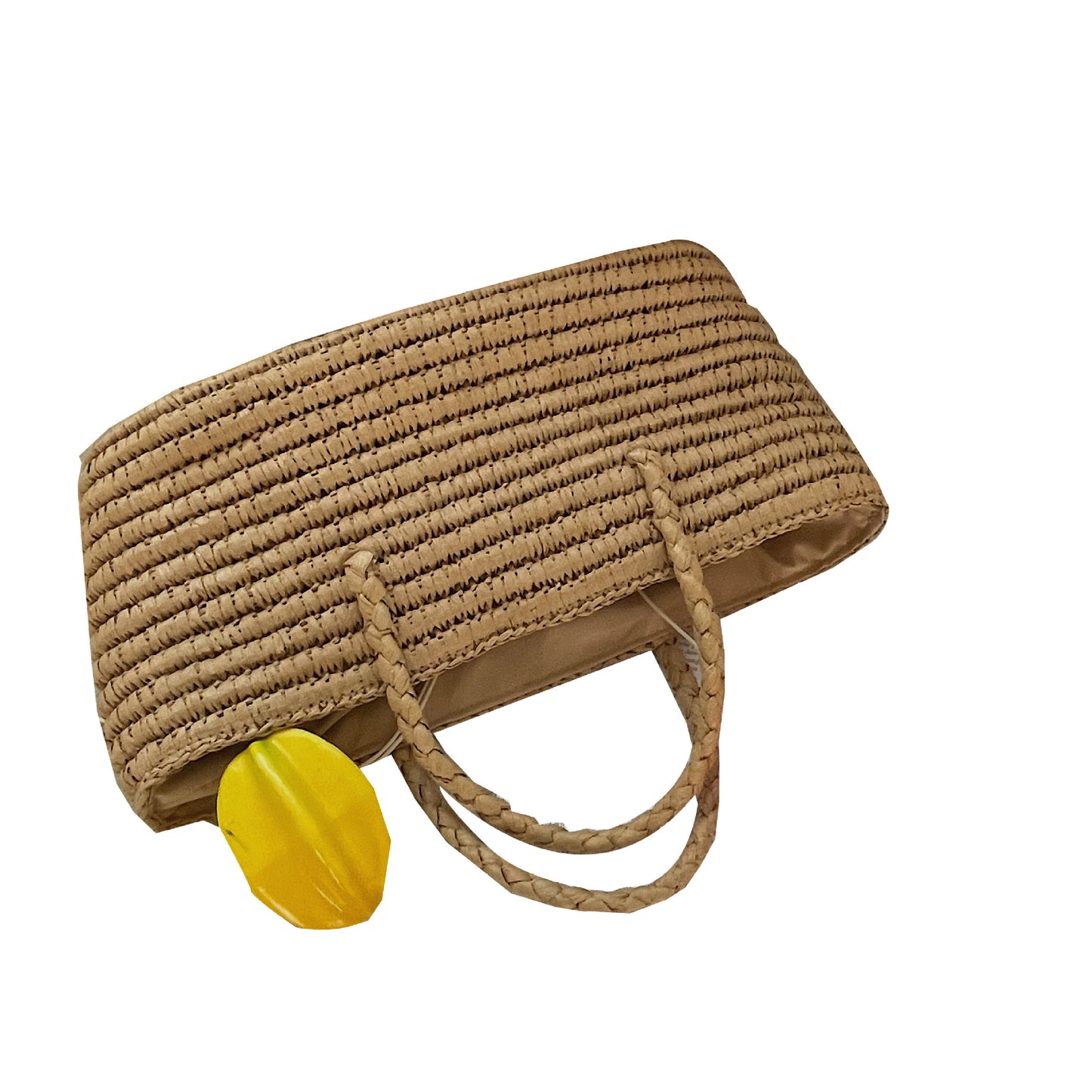 Damen Handtasche aus geflochtenem Naturmaterial Brehn