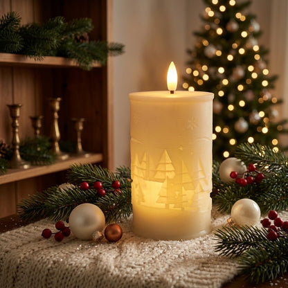 Weihnachtsdekorative LED-Kerze