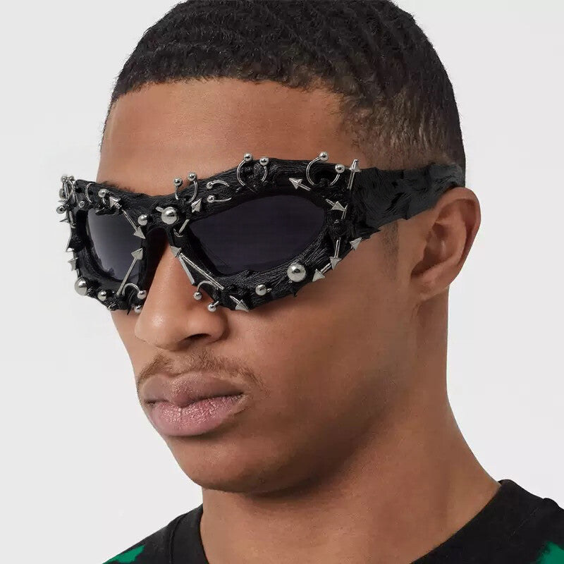 Damen modische Sportsonnenbrille mit spitzen Details Brehn