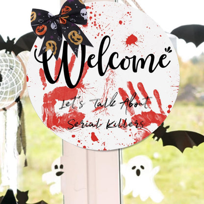 Halloween-Themen Dekor Willkommensschild