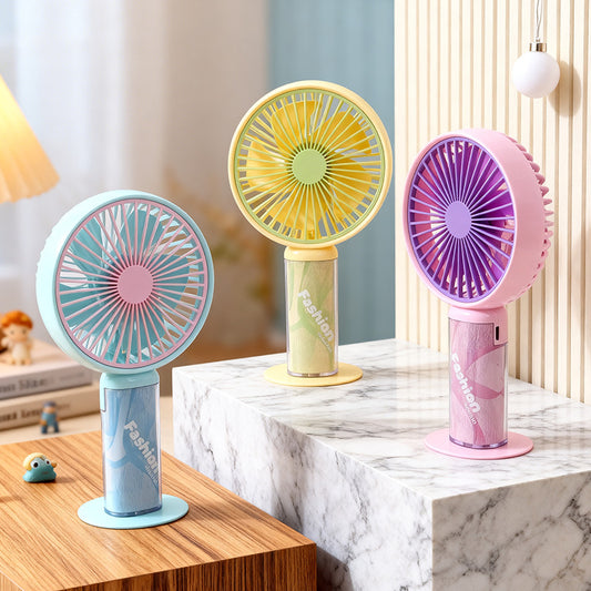 Damen Tragbarer Tischventilator mit USB-Ladefunktion und vielseitigen Geschwindigkeitsstufen Brehn