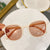 Modische Oversized Sonnenbrille mit Eckigem Rahmen Brehn