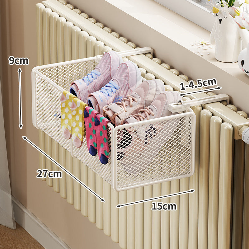 Radiator-Montierter Netz-Trocknungskorb für Schuhe und Socken