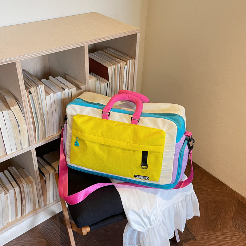 Bunter Mehrfachfach-Reise-Duffelbag