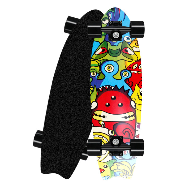 Surf-inspirierter Mini Cruiser Skateboard Brehn