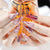 Künstlerisches Lang-Presse-Nageldesign Brehn