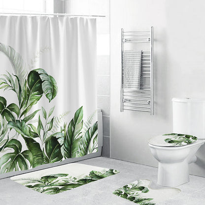 Tropische Pflanzen Badezimmer Set Brehn