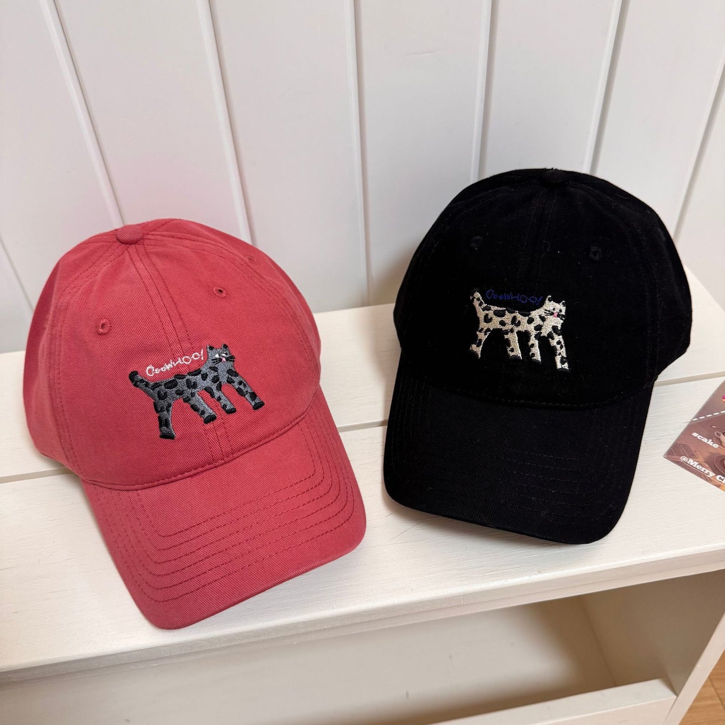 Damen Süßes Grafikbesticktes Baseballcap Brehn