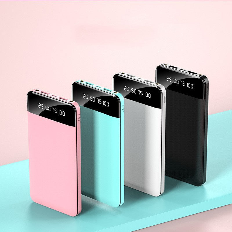 Vielseitige Powerbank mit Schnellem Ladeanschluss und Digitaler Anzeige Brehn