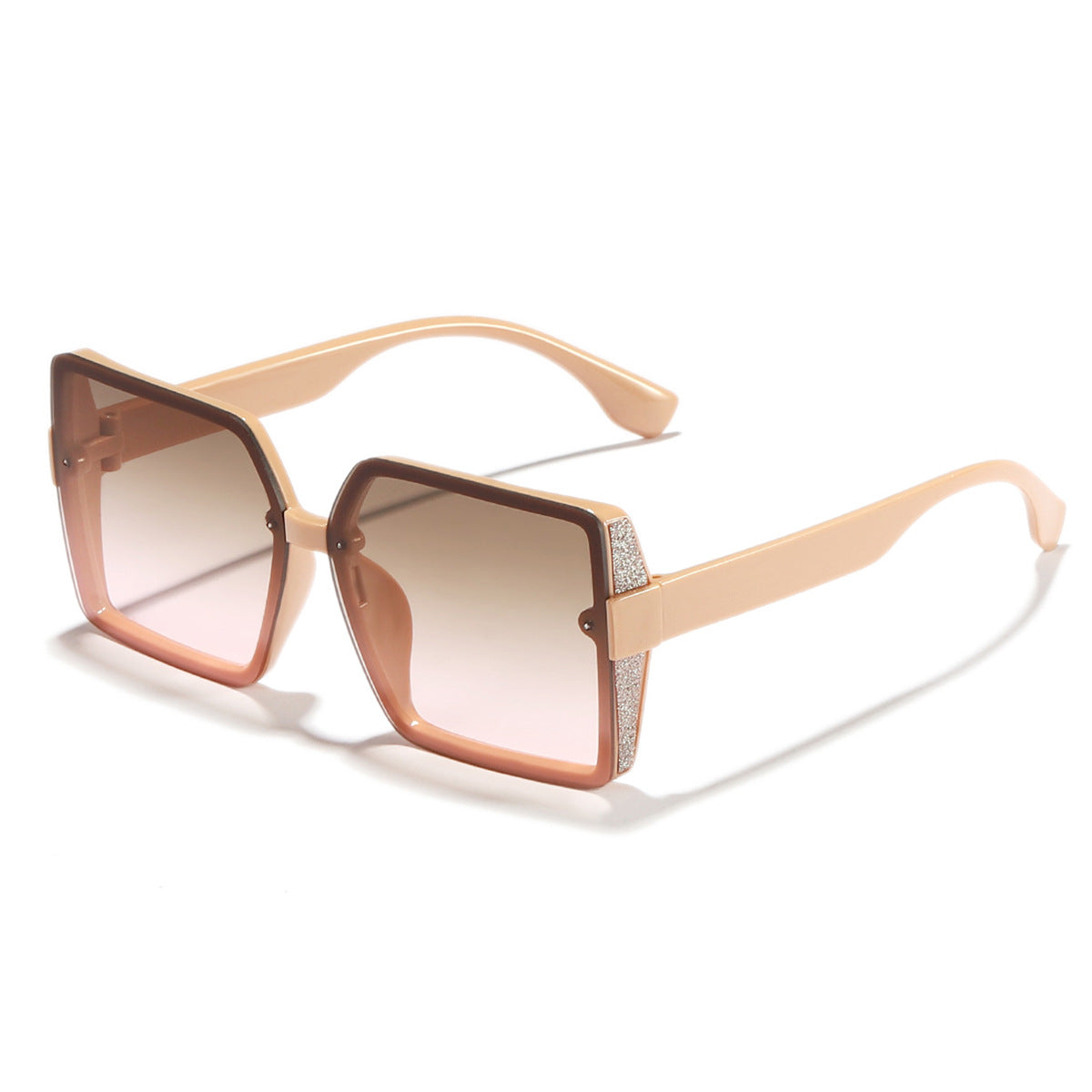 Damen modische Sonnenbrille im extravaganten quadratischen Design Brehn