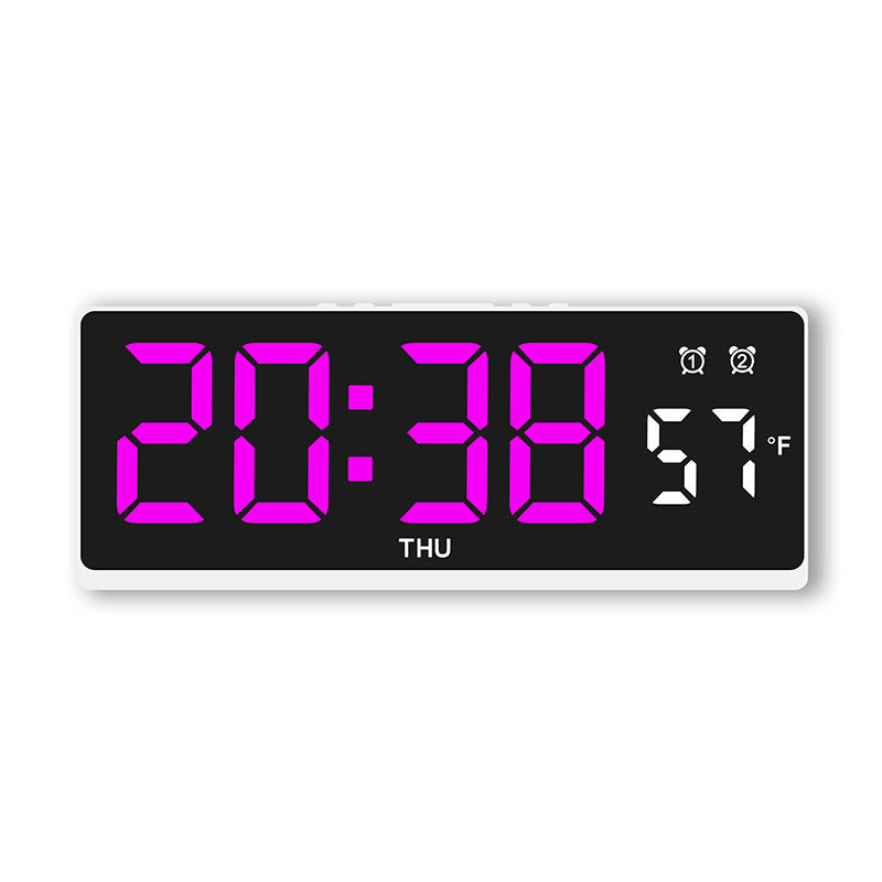 Digitaler Wecker mit Großem Led-Display und Wetteranzeige Brehn