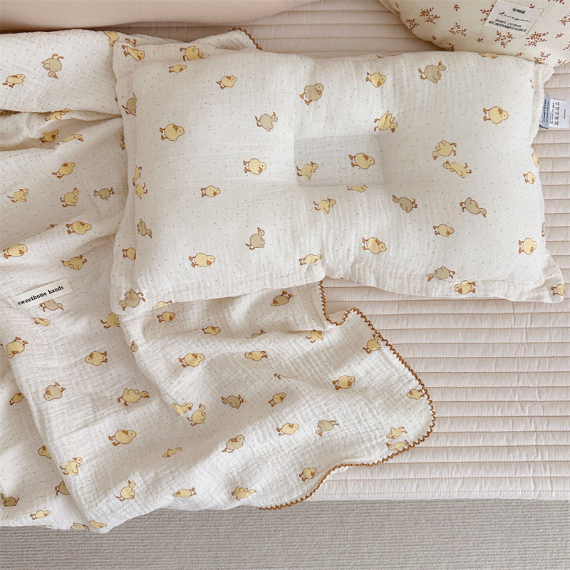 Unisex Mull-Decke mit niedlichem Bärenmotiv Brehn