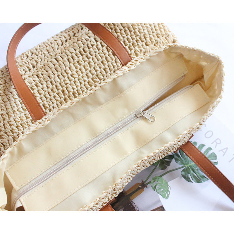Handgefertigte Basttasche Brehn