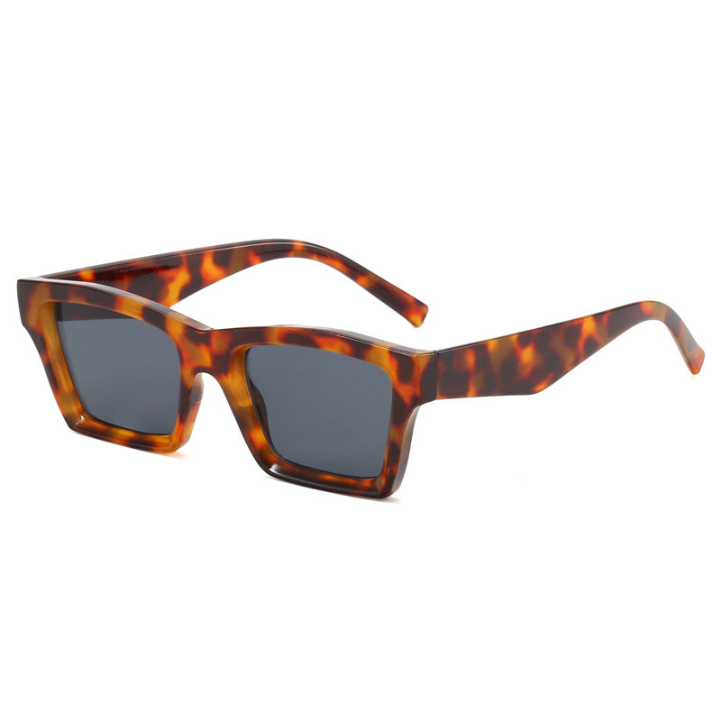 Damen Trendige Sonnenbrille mit breitem Rahmen Brehn