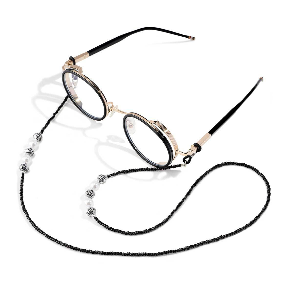 Künstlerische Perlenbrille Kette Brehn
