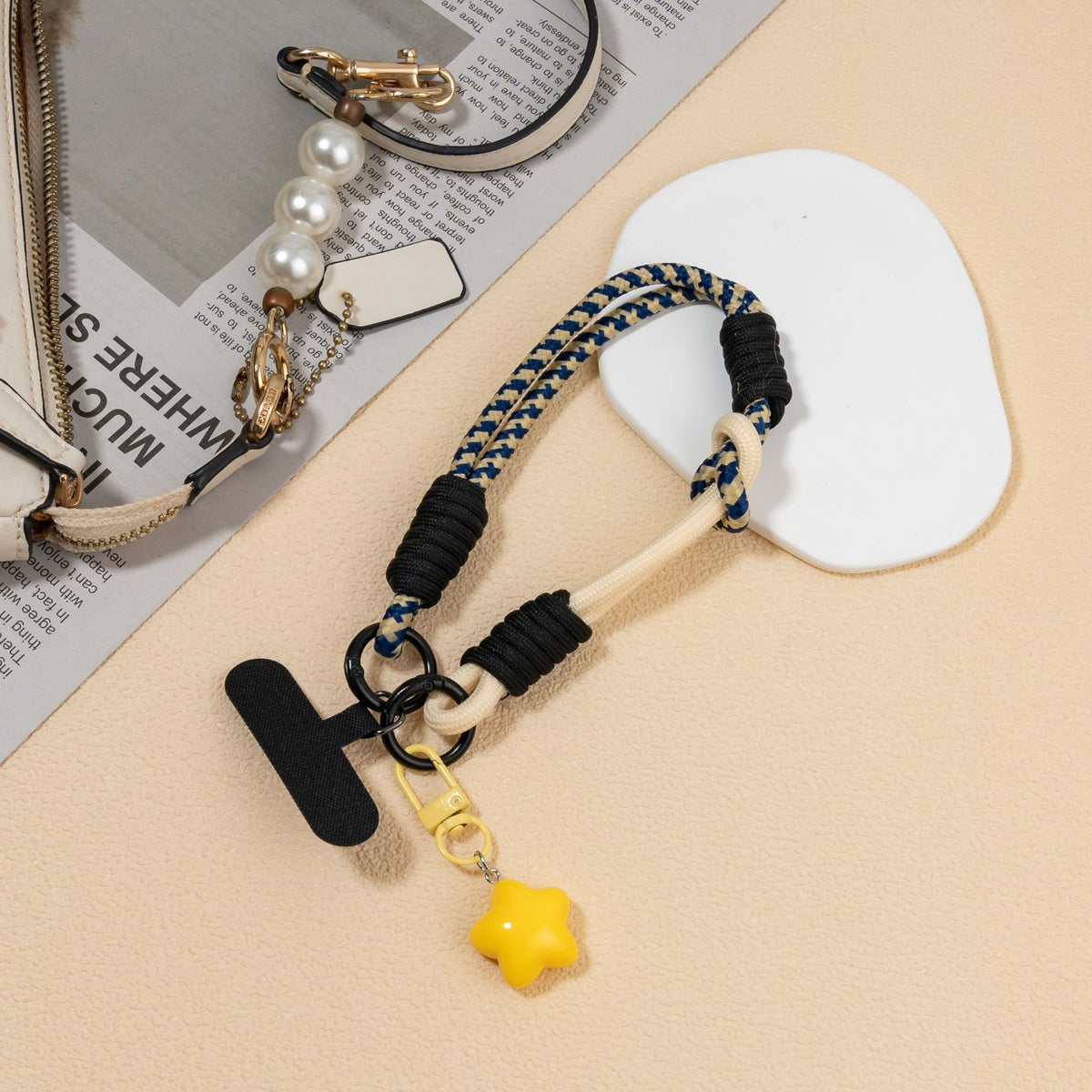 Farbenfrohes Paracord Schlüsselband Brehn