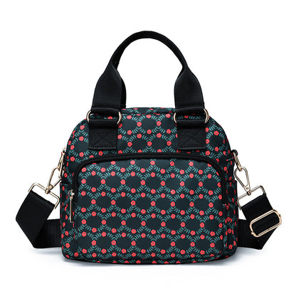 Stylische Blumendruck-Handtasche Brehn