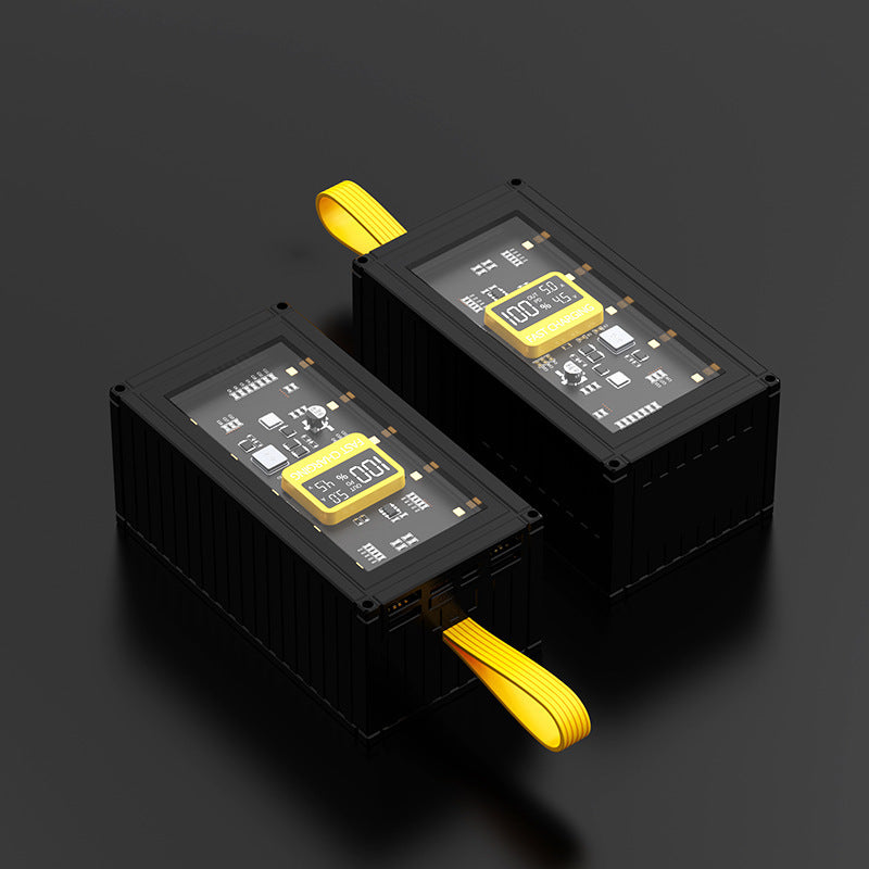 Tragbare Powerbank mit Digitaler Ladeanzeige und Schnellladefunktion Brehn