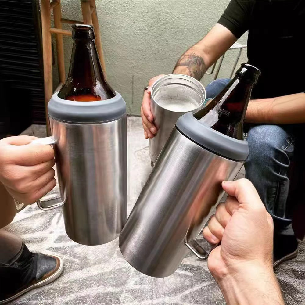 Herren Isolierbecher mit ergonomischem Griff Brehn