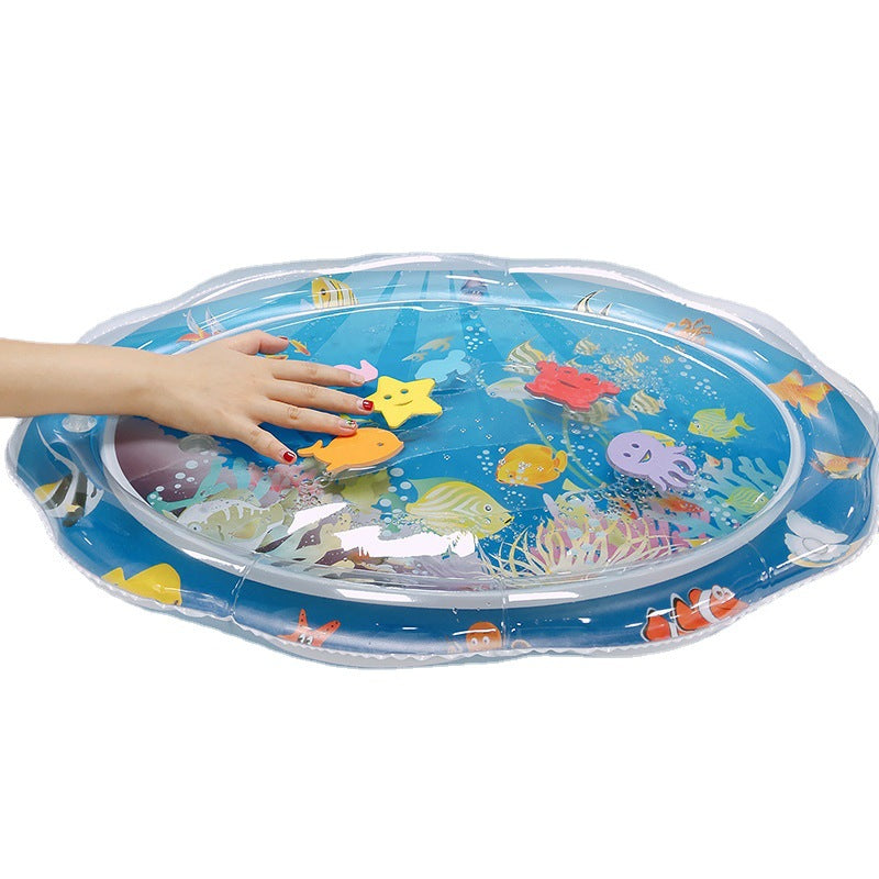 Unisex Wasserspielmatte mit bunten Meeresmotiven Brehn