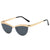 Statement Cat-Eye Sonnenbrille mit sculptierten Metallrahmen Brehn