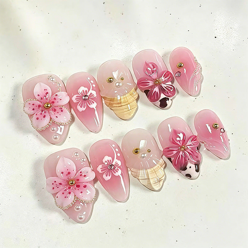 Luxus Nagelkunst-Set mit galaktischen Motiven Brehn