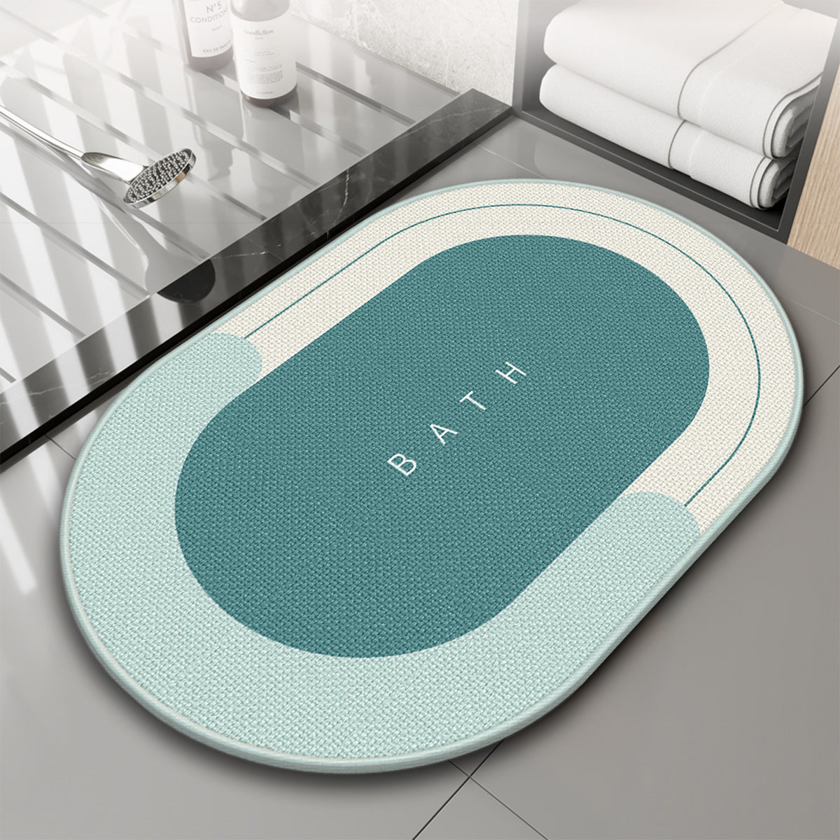 Absorbierende Mikrofaser-Badematte