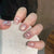 Herz-verzierte Gradient-Nagelkunst-Kit Brehn