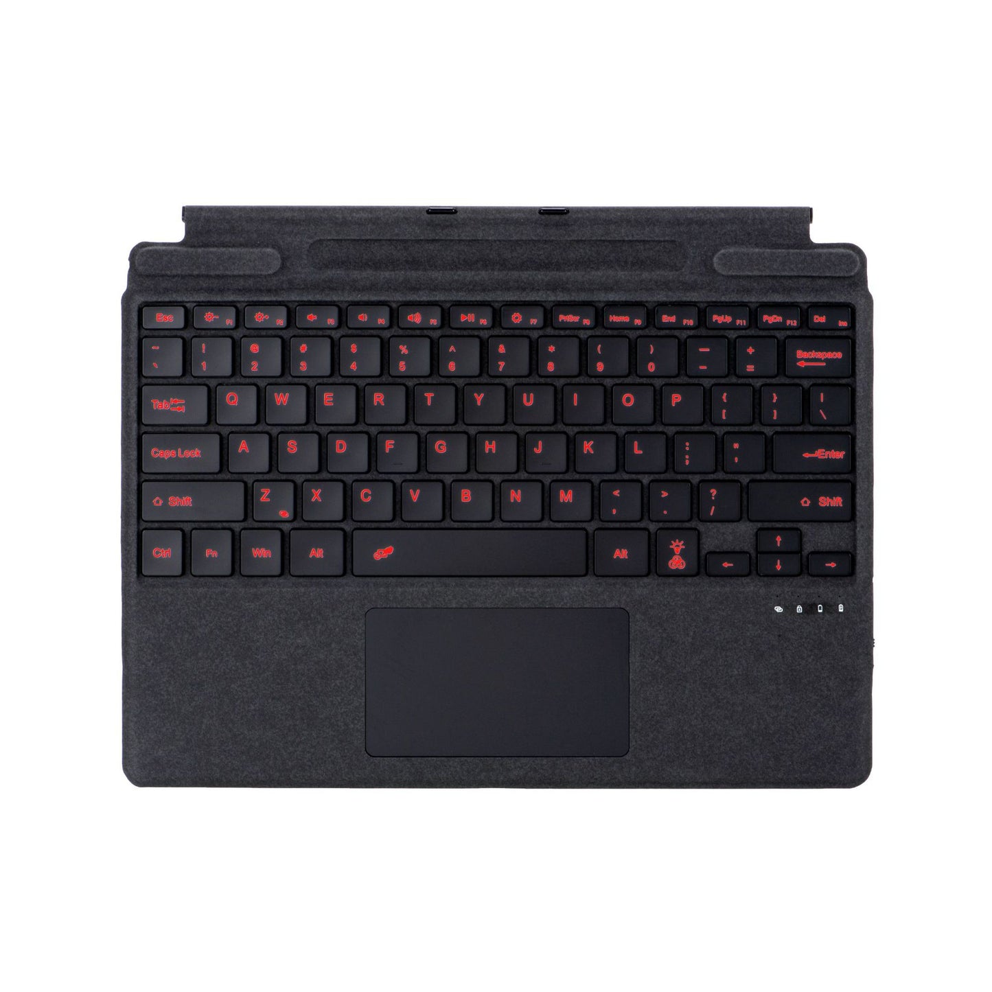 Beleuchtete Bluetooth-Tastatur mit Touchpad Brehn