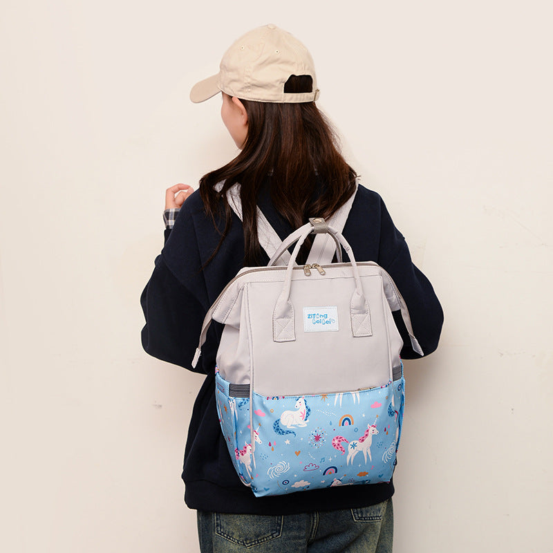 Eclectic Unicorn Design Wickelrucksack Brehn