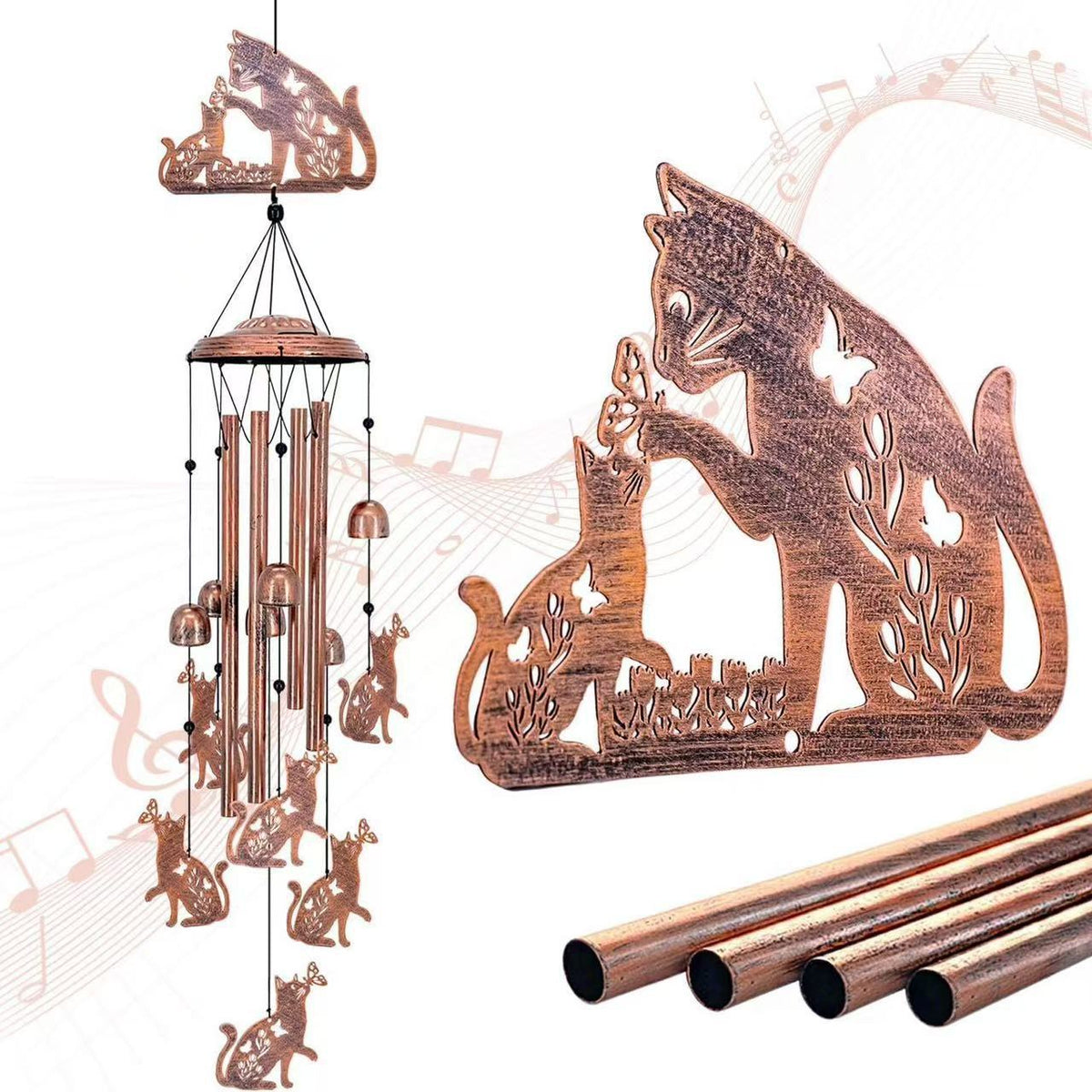 Dekorativer Windspiel mit Dackel-Design Brehn