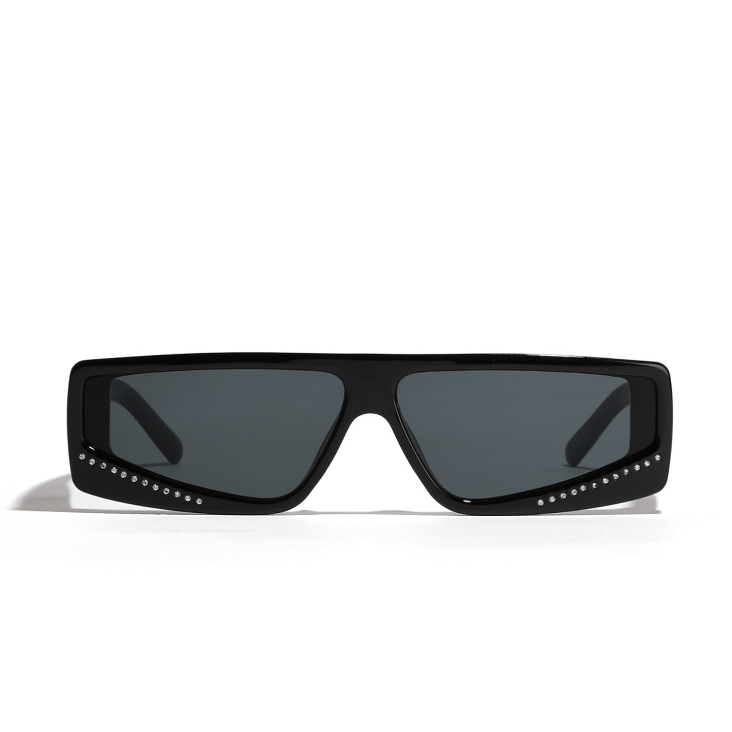 Damen oversized Sonnenbrille mit futuristischer Form und stylischen Verzierungen Brehn
