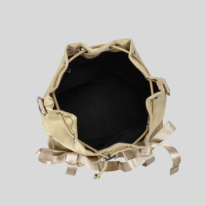 Stylische Freizeit Kordelzug Eimer Tasche