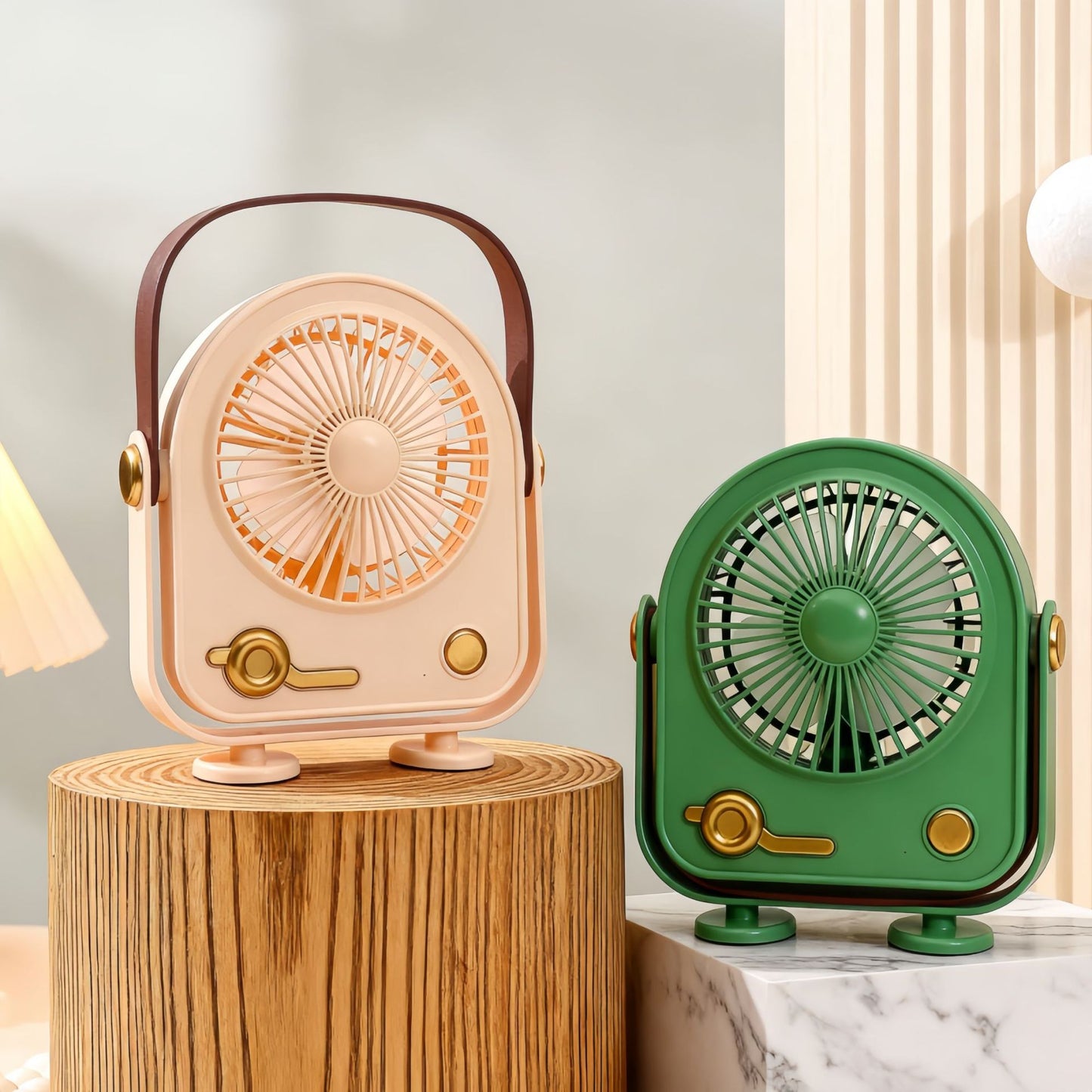 Damen Tragbarer Retro Ventilator Brehn