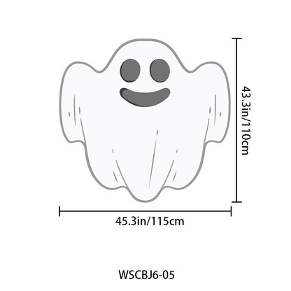 Großer Halloween Wandsticker Vinyl mit tanzenden Skeletten und ablösbarem Selbstklebefilm