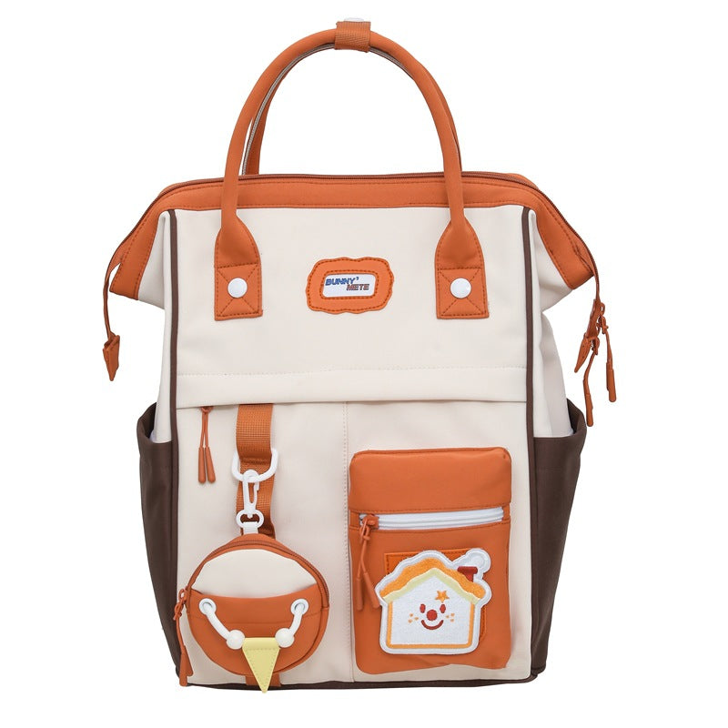 Stylischer Mehrfach-Taschen-Rucksack Brehn