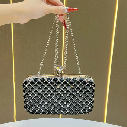 Kristallbesetzte Abend-Clutch
