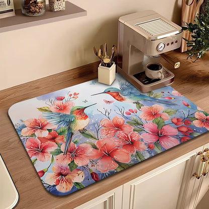 Blumenbedruckte Küchenteppich Brehn