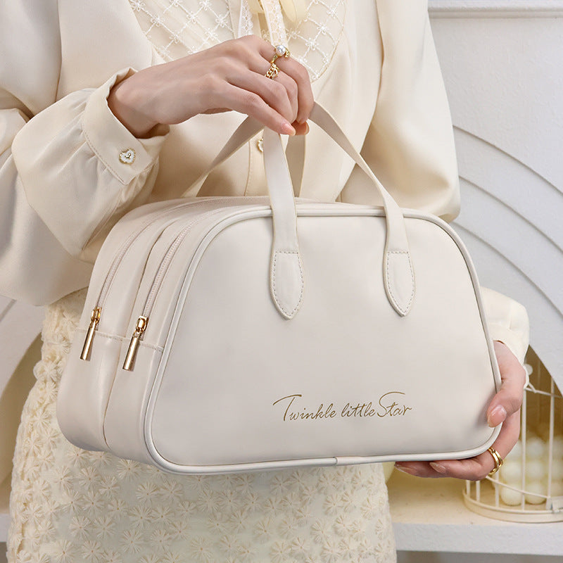 Kosmetik-Organizer Tasche Mit Doppeltem Reißverschluss Und Elegantem Tragegriff Brehn