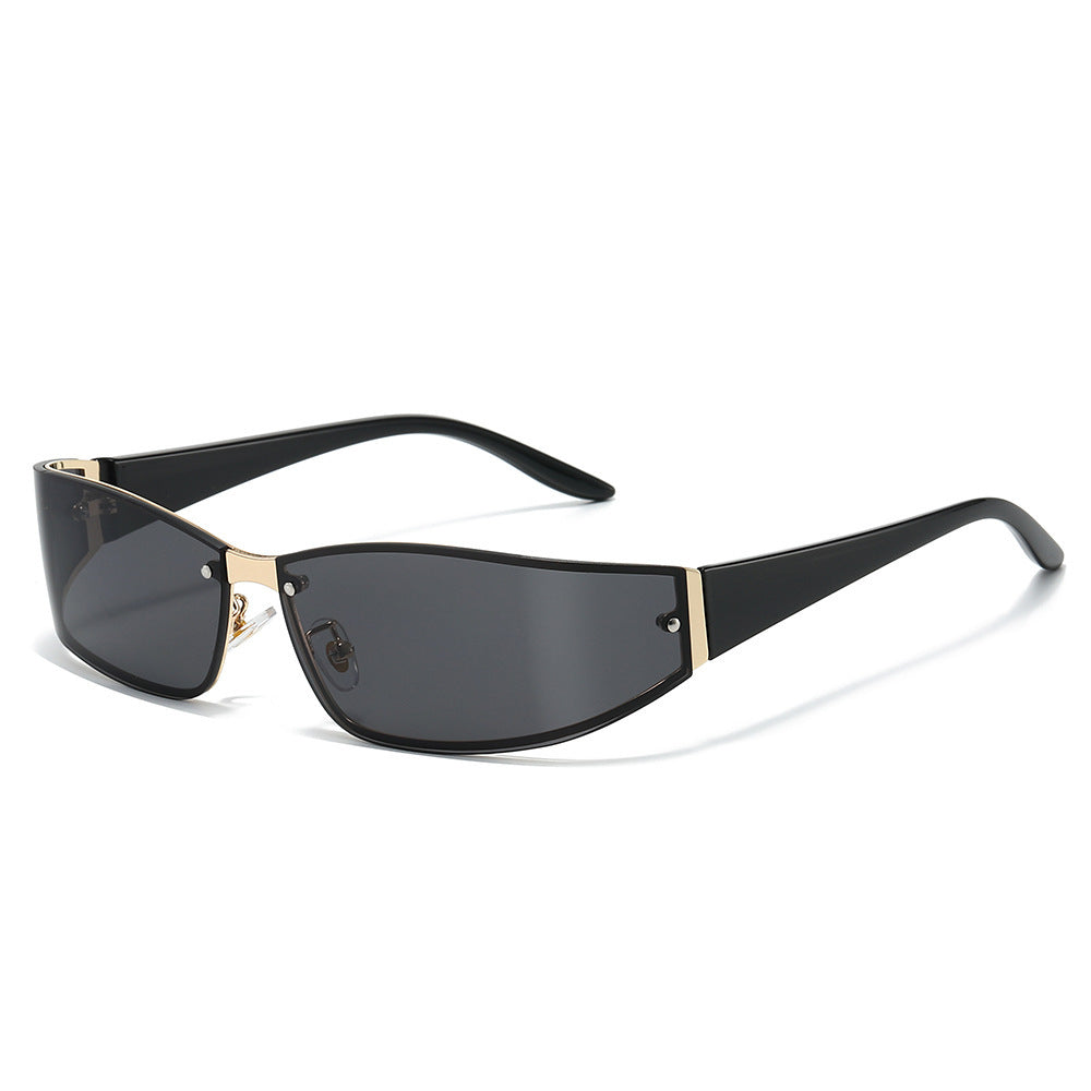 Stylische Cat-Eye Shield Sonnenbrille Brehn