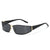 Stylische Cat-Eye Shield Sonnenbrille Brehn