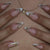 DIY Press-On-Nagelset mit eleganten goldenen Akzenten Brehn