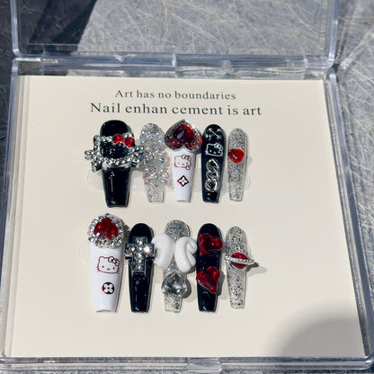 Künstlerisches 3D Thement Nagelkunst Set