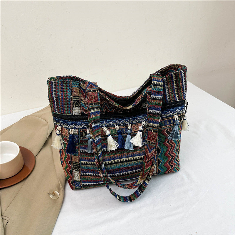 Künstlerische geometrische Drucktasche